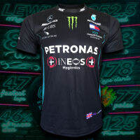 เสื้อฟอร์มูลาวัน F1 Mercedes-AMG Petronas เสื้อยืดคอกลม เมอร์เซเดส เอเอ็มจี ปิโตรนาส #FM0052 รุ่น Lewis Hamilton ไซส์ S-3XL