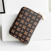 Classic Printed Short Womens Wallet Multi Card Pocket Portable Card Bag Ladies Wallet Feminina Trend Card Holder Card Holders