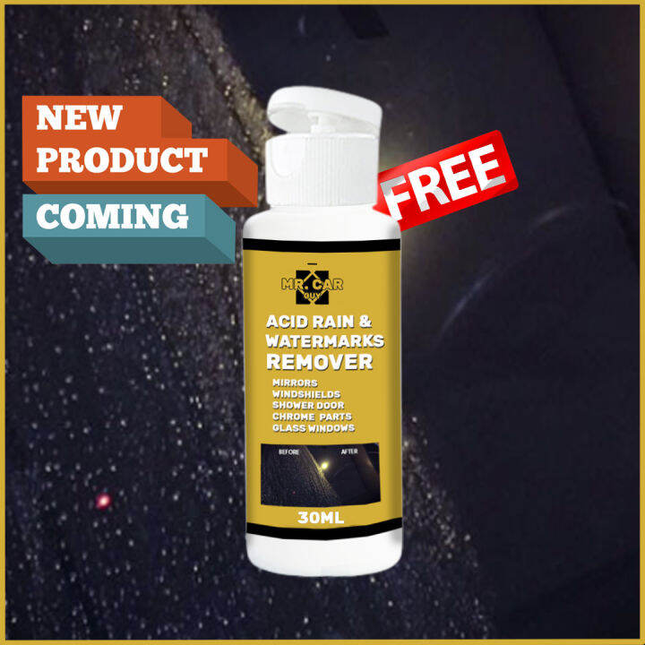 FREE Mr.CAR GUY Acid Rain & Watermarks Remover Genuine 30ml Windshields