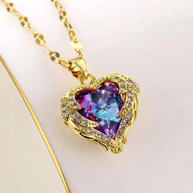 fashion-simple-creative-ocean-heart-necklace-exquisite-heart-angel-wings-colorful-crystal-pendant-high-quality-gifts-for-girls