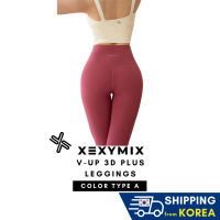 Xexymix กางเกงโยคะ Yoga Leggings V-Up 3D Plus [สี Type A] (10 สี) ppd