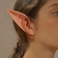 MAGGIE Creative การถ่ายภาพ Props Cos อุปกรณ์เสริม Fairy Elf Ears Ear Cuff เครื่องประดับต่างหูผู้หญิง False Ears