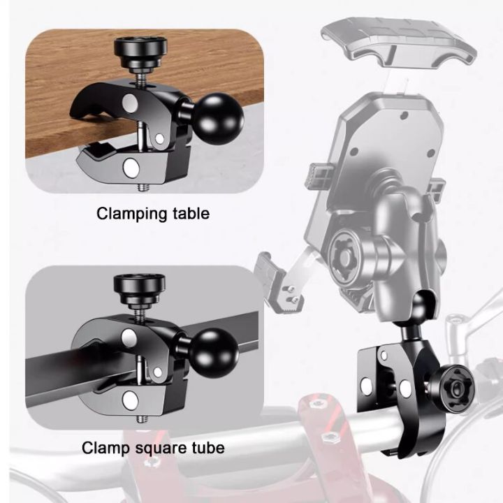 aluminum-alloy-1-inch-ball-head-handlebar-clamp-mount-base-anti-theft-mount-for-double-socket-arm-bike-motorcycle-phone-holder