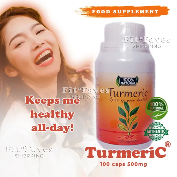 Buy Turmeric Food Supplement 100s Original Healthy Liver Prostate Skin Natural Pain Reliever