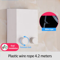 Clothesline Indoor Shrinkable Clothes Drying Artifact Cool Clothes Invisible Retractable Clothes Hanger Wire Balcony Rop