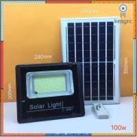 ไฟโซล่าเซล์ Solar lights LEDโคมไฟสปอร์ตไลท์ 300W 200W 100w 65w การเปลี่ยนแบตง่าย พร้อมรีโมท โคมไฟพลังงานแสงอาทิตย์ ยอดขายดีอันดับหนึ่ง