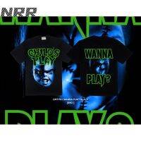 NRR GMT170-1 WANN PLAY? BLACK เสื้อยืดสีดำ