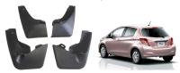 4Pcs Mud Guards สำหรับ Toyota VITZ 2010-2018 Mud Flap ด้านหน้าและด้านหลัง Mud Fender Flaps Splash Guard Mudflaps Mudguards Vitz อุปกรณ์เสริม