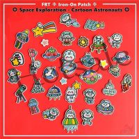 【hot sale】 ✇♤ B15 ☸ Space Exploration - Cartoon Animal Astronauts Iron-On Patch ☸ 1Pc Rabbit Cat Dog DIY Sew on Iron on Badges Patches