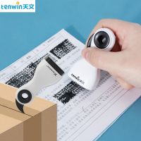 ◘ Tenwin Thermal Paper Correction Fluid with Unboxing Knife Durable Thermal Paper Data Identity Protection Fluid Eraser Box Opener