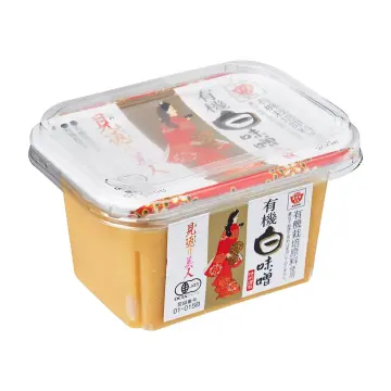 Miko - Awase Miso Soyabean Paste (Aka + Shiro) - 500 Gram - GMO Free  Japanese Miso Paste