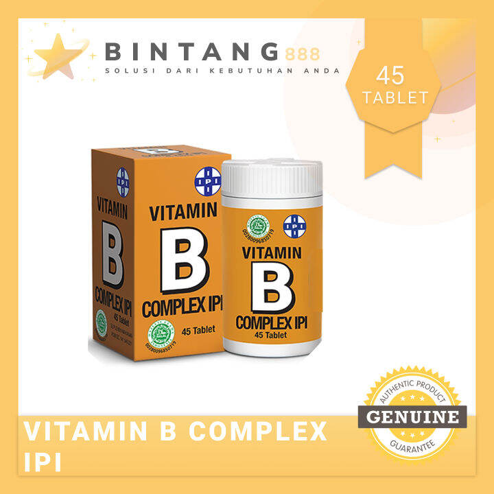 VITAMIN B COMPLEK IPI 45'S | Lazada Indonesia