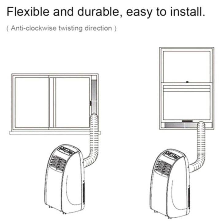 hot-xijxexjwoehjj-516-mexi-1ชิ้น13-15เซนติเมตรเส้นผ่าศูนย์กลางที่มีความยืดหยุ่นแบบพกพาเครื่องปรับอากาศไอเสียท่อ-vent-ท่อท่อท่อเต้าเสียบฟรีขยาย