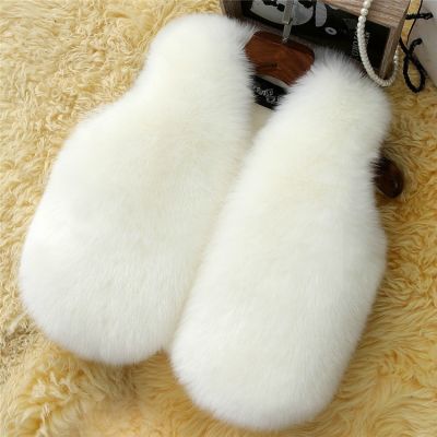 （Good baby store） Children Warm Coat Infant Sleeveless Coat Clothes Outerwear Baby Girls Faux Fur Vest Outfits Christmas Winter Kids Vest
