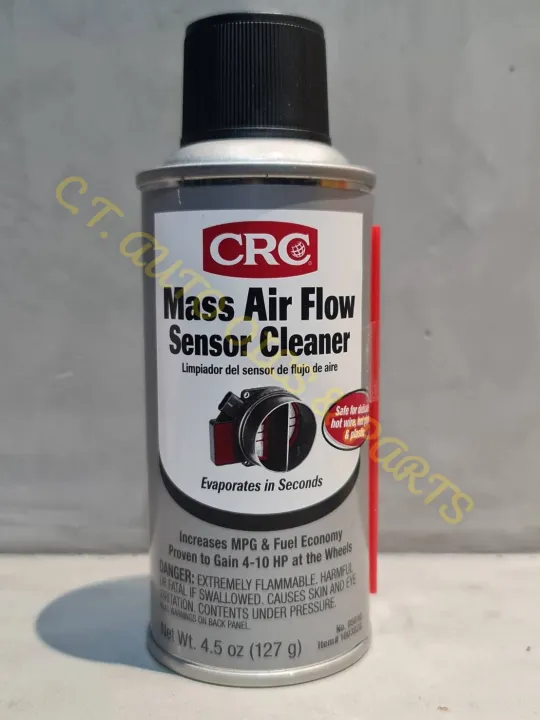 สเปร์ยล้างเซ็นเซอร์แอร์โฟว์ CRC (Mass Air Flow Sensor Cleaner) ปลอดภัย