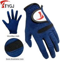 TTYGJ 1 Pcs Men Left Right Hand Golf Gloves Elastic Microfiber Cloth Golf Gloves Non-slip Sports Mittens Soft Breathable Mitten