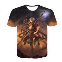 Return of the Hero T-shirt  mans short sleeve Anime cartoon 3d print The Monkey King T-shirts men casual high quality t shirt