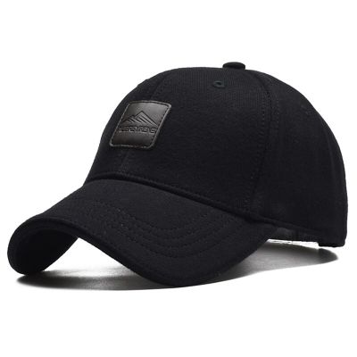 Winter Men Baseball Cap Middle-Aged and Elderly Thick Warm Hat Outdoor Wind and Cold Protection Dad Hats Hip Hop Caps Gorras