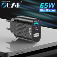 Hjghfhf 65W GaN 3เครื่องชาร์จตั้งโต๊ะ QC 3.0 Type C ตัวปรับ USB GaN3 Charge4.0เร็วสำหรับ MacBook iPhone Charge