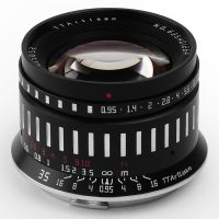 Ttartisan 35มม. F0.95ด้วยมือรูรับแสงขนาดใหญ่โฟกัสเลนส์สำหรับ Sony E Fuji X Canon EOS-M RF Nikon Z L Mount ระยะใกล้