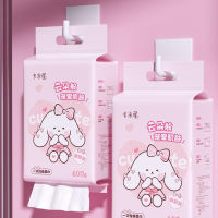 FLEWWER ผ้าขนหนูผ้าฝ้ายนุ่ม Sanrio ผ้าเช็ดมือเช็ดหน้าแบบแยกได้600ก. ลายมุกแบบเปียกและแห้งใช้ได้สองอย่าง