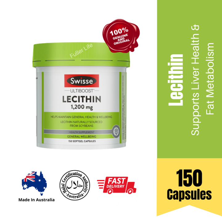 SWISSE Ultiboost Lecithin 1200mg Support Liver Health & Fat