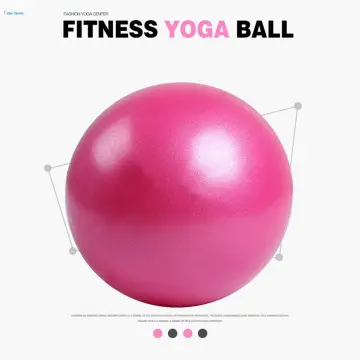 Yoga Ball, Pilates Ball, 9.84 Inch Small Exercise Ball for Pilates, Yoga,  Core Training and Improves Balance, Pink 