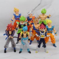 ความสูง17-18ซม. ดราก้อนบอลสไตล์14แบบภาพอนิเมะ Super Saiyan Suko Migatte No Gokui Black Guko เครื่องประดับโมเดลตุ๊กตา