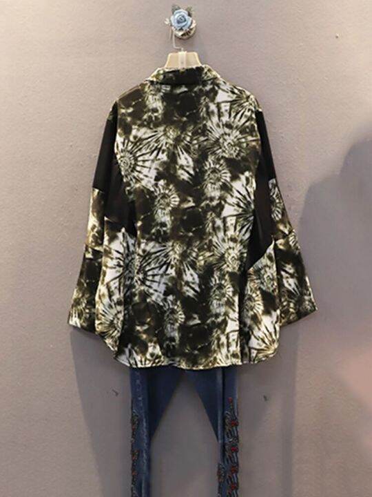 xitao-blouse-print-shirt-women-casual-fashion-batwing-sleeve-top