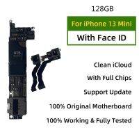 แผงวงจรหลัก13 Mini 128G Face ID 13 Mini 128G Face ID ของแท้ Cleani Cloud สำหรับเมนบอร์ดขนาด13 Mini เมนบอร์ดขนาด13 Pro Max ที่มีบอร์ดลอจิกแบบไม่มี/ใบหน้า