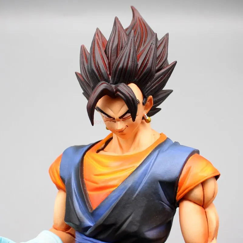 32cm vegetto dragão bola figuras super saiyan goku vegeta complexo potara  brincos pvc estátua modelo coleção boneca brinquedos presente