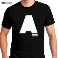 Armin Van Buuren Mens T-Shirts Black Summer T Shirt Brand Fitness Body Building Adults Casual Tee Shirt