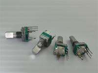 RK097N แนวตั้ง Single Potentiometer B10K จับ15MMF ขั้นตอน8จุด