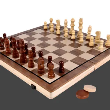 Staunton No. 6 Tournament Chess Pieces - Wooden standard chessmen -  Weighted, felted - Standard size…