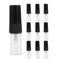 10Pcs Mini Portable Glass Perfume Bottle Travel Size Empty Perfume Glass Spray Bottles