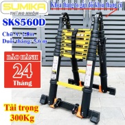 Thang Chữ A, Thang nhôm rút đôi xếp gọn SUMIKA 1.9M-5.6M SƠN TĨNH ĐIỆN