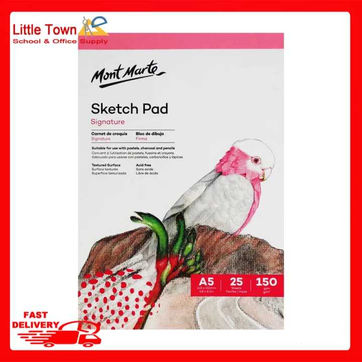 Sketch Pad Signature 150gsm 25 Sheet A5 148 x 210mm (5.8 x 8.3in