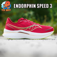 [NEW] Saucony - Endorphin Speed 3 รหัส S20756 16 สี แดงขอบเหลือง เบามาก ดีสุดในรุ่น ของแท้แน่นอน