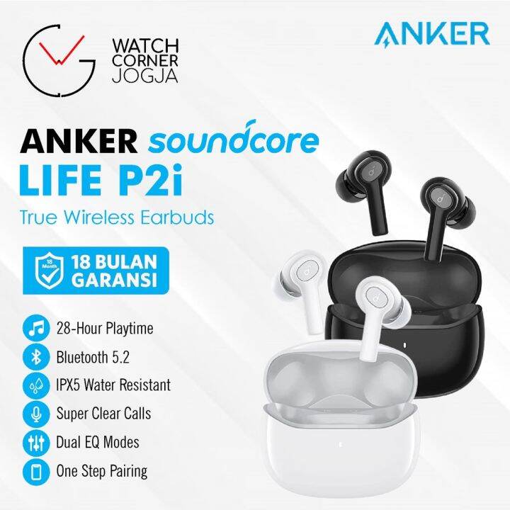 ANKER Soundcore Life P2i True Wireless Bluetooth Earphone TWS A3991 ...