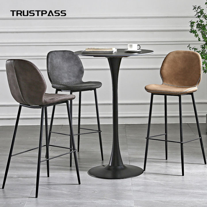เก้าอี้บาร์โมเดิร์น-minimalist-nordic-light-หรูหราบาร์สตูลยกเก้าอี้บาร์-wrought-iron-home-high-stool