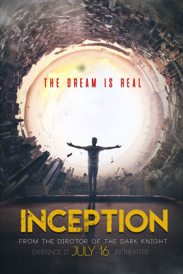 โปสเตอร์หนัง Inception 2010 รับทำ โปสเตอร์ติดผนัง ของแต่งบ้าน ของตกแต่งห้องนอน 77poster