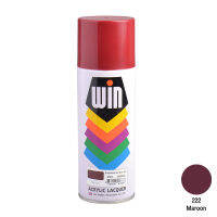 (KTS)สีสเปรย์ อเนกประสงค์ WIN 400 CC Maroon (สีน้ำตาลแดง) #222