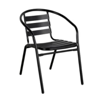 Aluminum alloy chair (max load 100-110 kg.) size 54x62x74 cm.