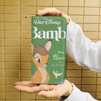 Disney Bambi Deer 5582 Anime Wallet Cartoon Wallets Zipper Coin Bag Casual Purses Card Unisex Gift