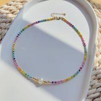 【YF】 Kkbead boho estilo colorido frisado colar para feminino ins fahion y2k acessórios colares gargantilha jóias presente amigos