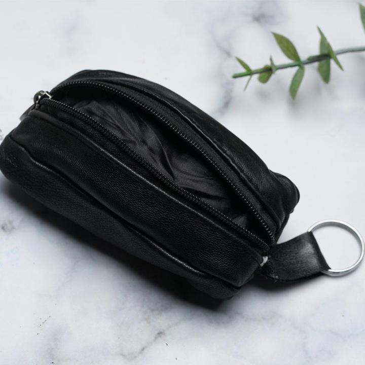 mens-amp-ladies-small-soft-real-leather-coin-purse-pouch-case-two-zips-key-e8h2