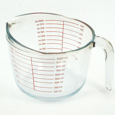 ถ้วยตวง แก้วตวง 1000ml/1L MEASURING CUP 1000 Measyring Cup Glass ถ้วยตวงแก้ว ถ้วยตวงทำขนม แก้วตวงนม ถ้วยตวงชงกาแฟ ถ้วยตวงของเหลว แก้วตวงขนาด1000ml T1132