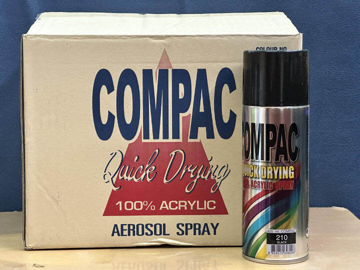 สีสเปรย์-สีดำ-compac