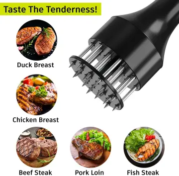 Stainless Steel Loose Meat Needle Steak Hammer Meat Tendon Breaker