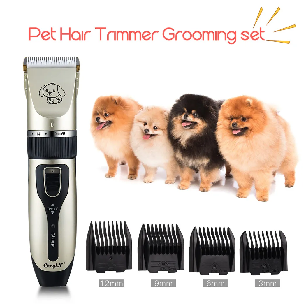 CkeyiN Professional Pet Grooming Kit, Pet Hair Trimmer, USB Rechargeable  Electrical Pet Clipper, Dogs and Cats Shaver Set, Low-Noise Pets Haircut  Machine with Nail Clipper Nail File Hair Comb RC429 | Lazada